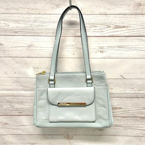 Giani Bernini Glazed Leather Classic Shoulder bag - Picture 2 of 10